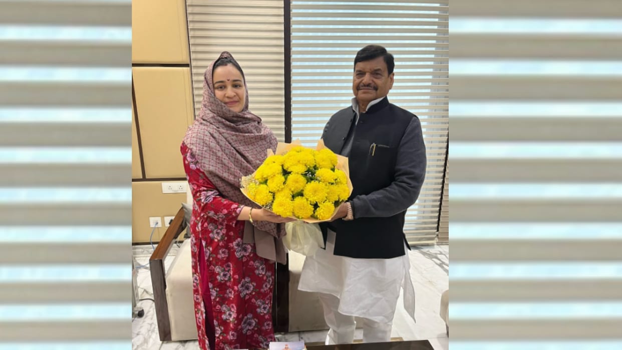 BJP leader Aparna Yadav wishes happy birthday to Shivpal Singh yadav.