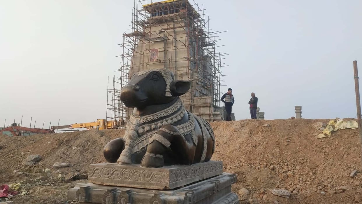 stone of Kedareshwar temple may come to Etawah today
