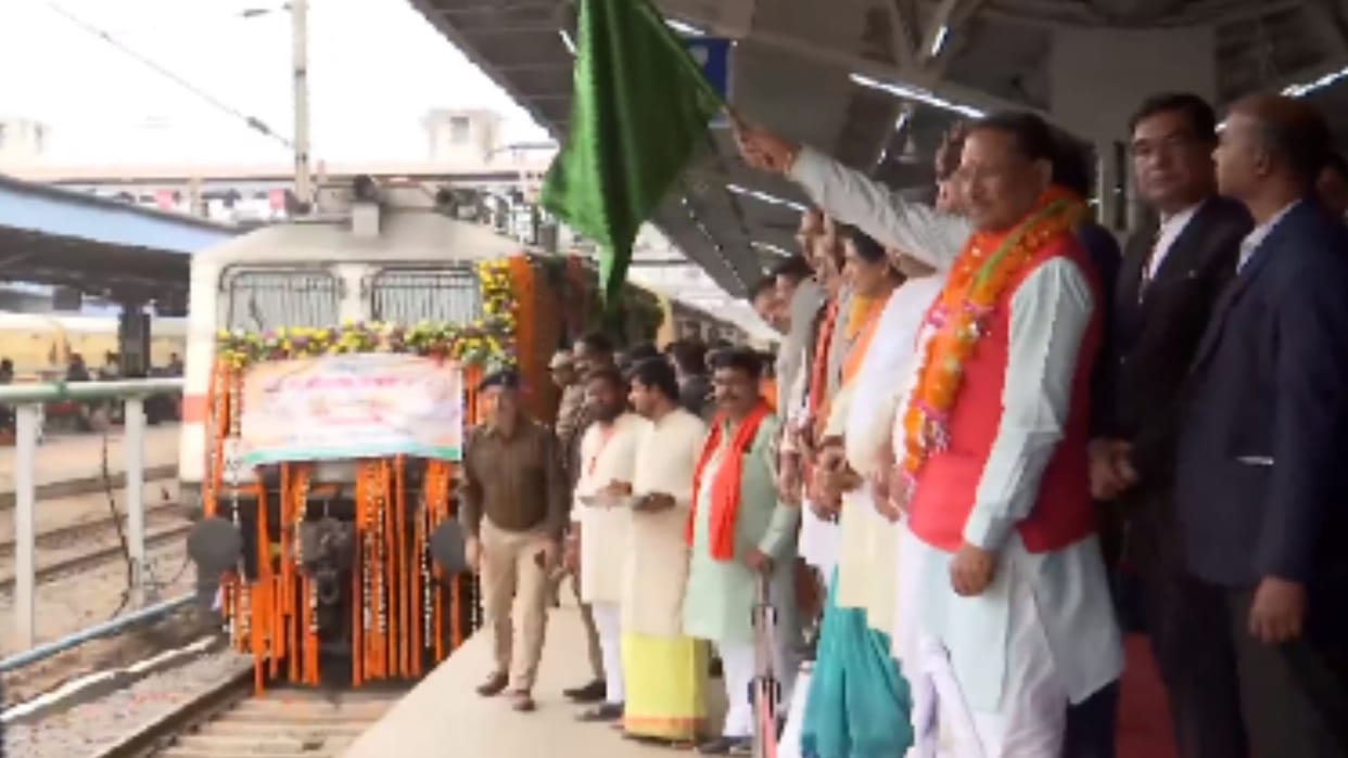 Chhattisgarh: Second train of Ramlala Darshan Yojana leaves for Ayodhya