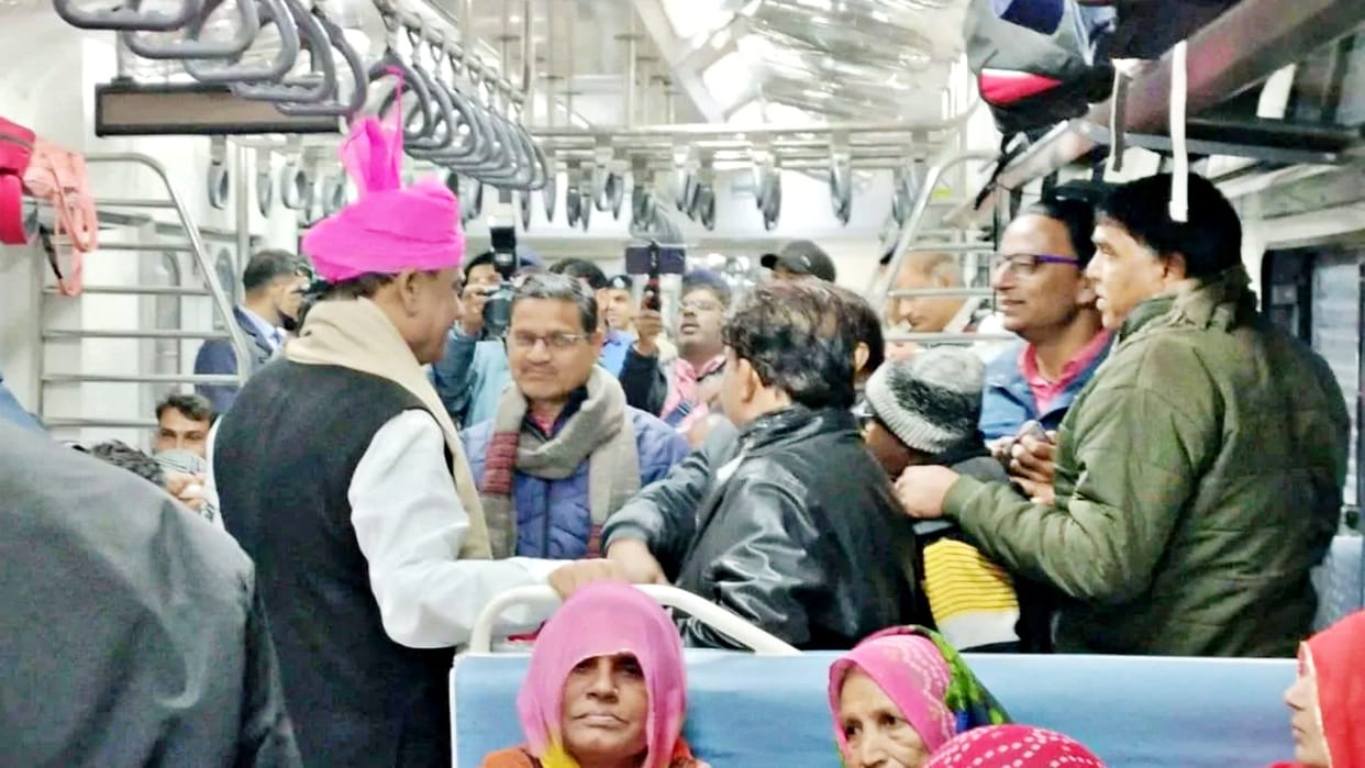 Rajasthan MEMU train started between Kota-Chaumhala Lok Sabha Speaker Om Birla traveled