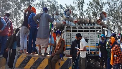 New strategy for Delhi march, Atmosphere tense at Shambhu border in Ambala, farmers proceeded wearing PPE kits