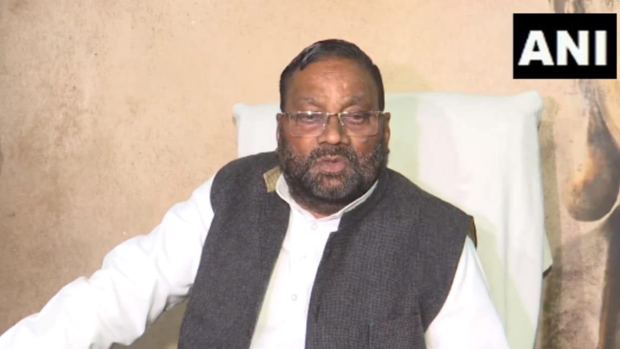 Swami Prasad Maurya press conference in Lucknow.