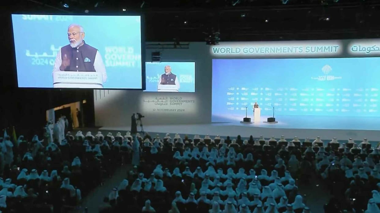 PM Modi addresses World Governments Summit in Dubai, UAE update news