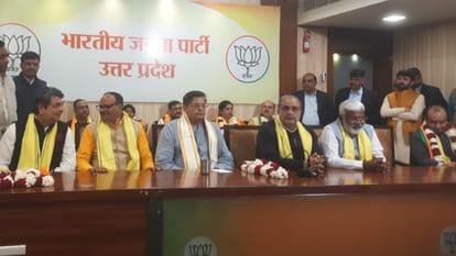 UP: यूपी चुनाव प्रभारी बैजयंत पांडा बोले- रामजी की कृपा से भाजपा इस बार यूपी की सभी 80 सीटें जीतेगी UP BJP incharge Baijyant Panda in Lucknow.