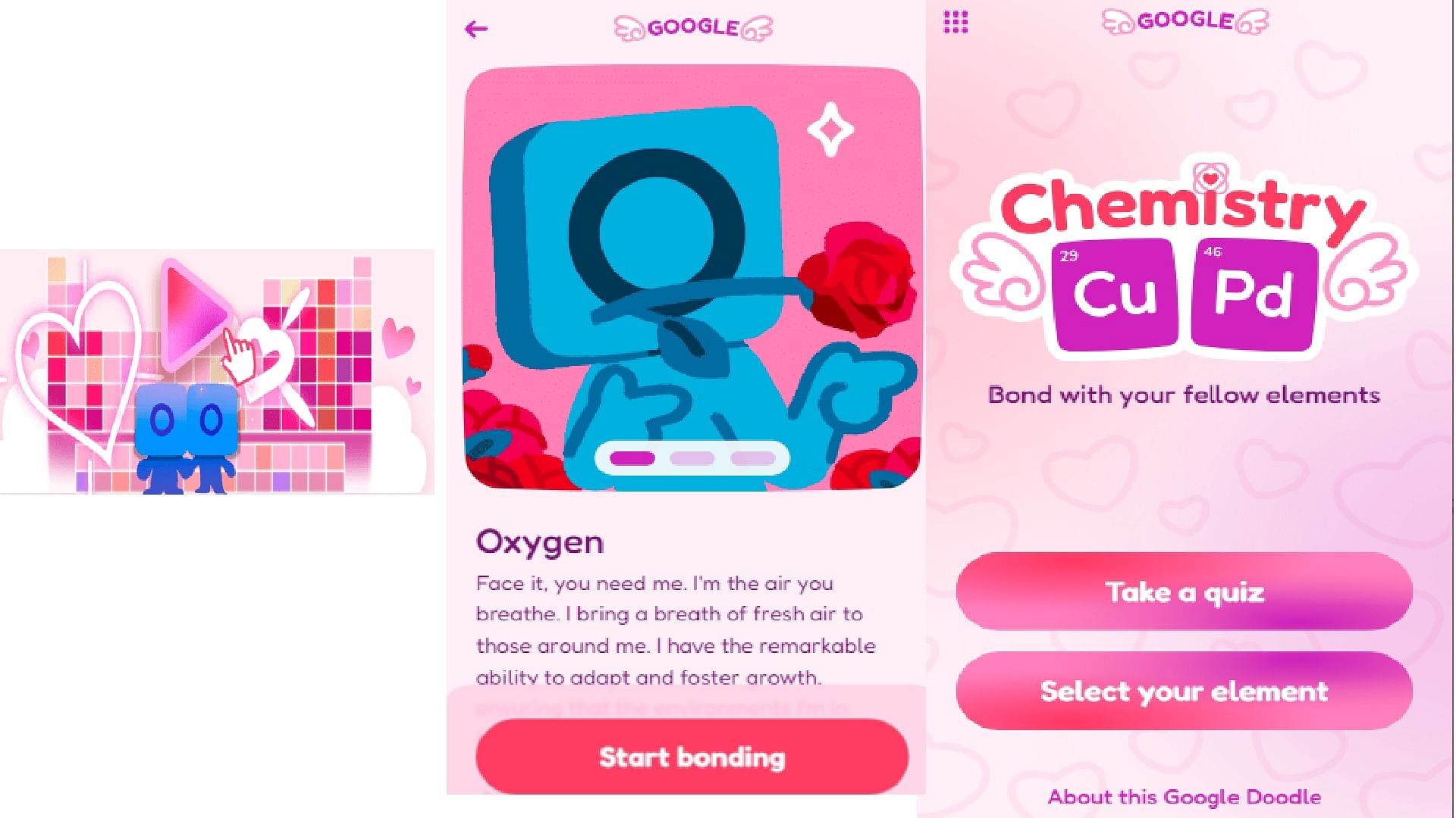 Valentine Day 2024 Google Doodle Celebrates February 14 With Cu Pd  Chemistry - Amar Ujala Hindi News Live - Valentine's Day 2024:वैलेंटलाइन डे  के मौके पर गूगल ने बनाया यह खास डूडल