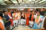 मध्य प्रदेश से राज्यसभा के भाजपा प्रत्याशियों ने गुरुवार को नामांकन दाखिल किया।