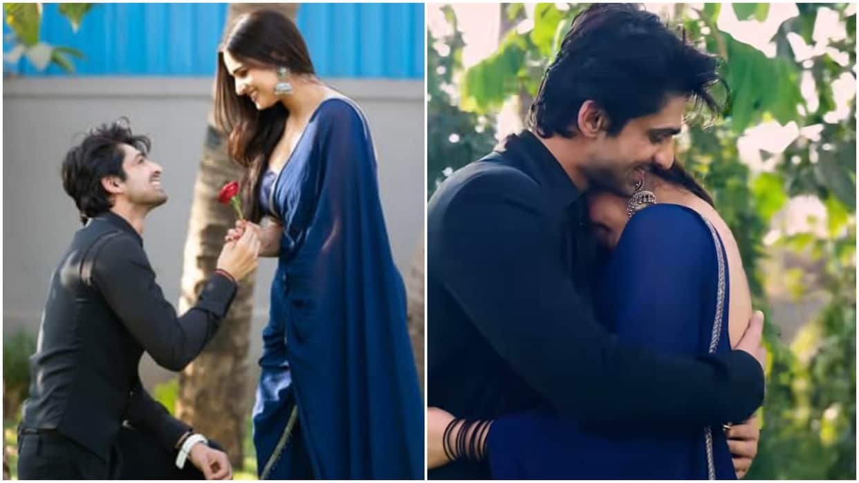Bigg Boss 17: Abhishek Kumar Proposed Ayesha Khan in This Video Hug her On Mannara Chopra Song Saanware