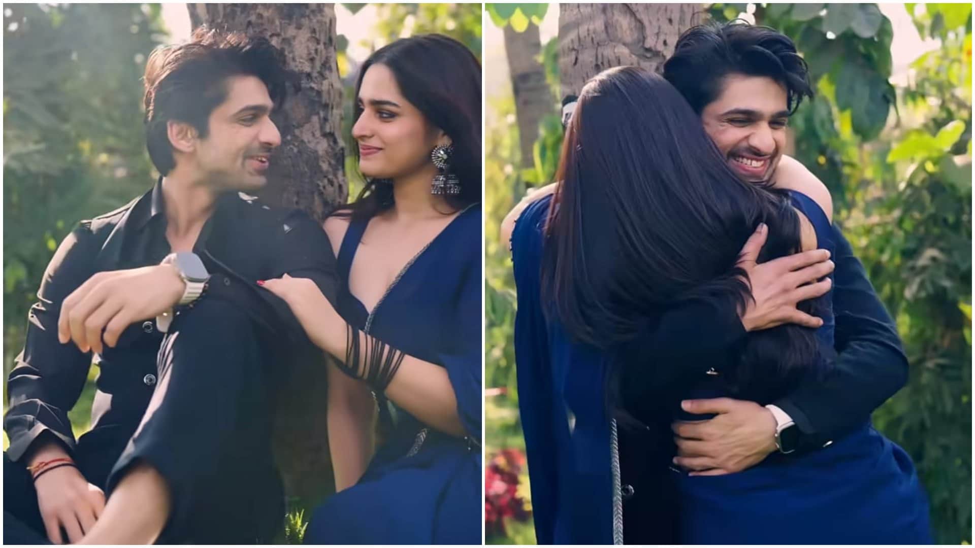 Bigg Boss 17: Abhishek Kumar Proposed Ayesha Khan in This Video Hug her On Mannara Chopra Song Saanware