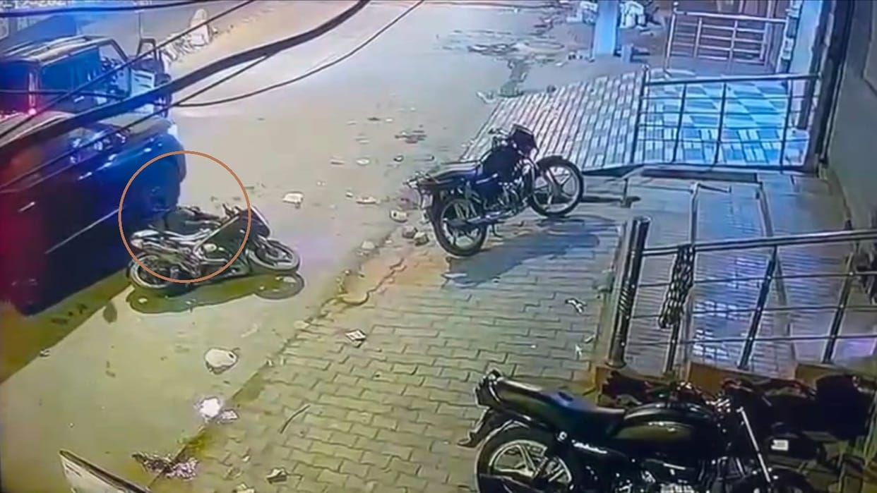 CCTV of brutality in Rohtak goes viral, Miscreants shot young man and ran him over car