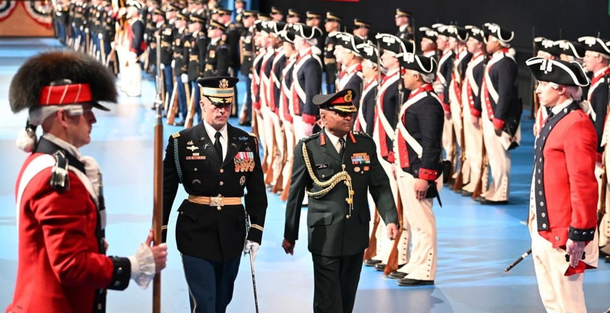 coas general manoj pande usa visit fort myers arlington national cemetery discuss with us army chief of staff