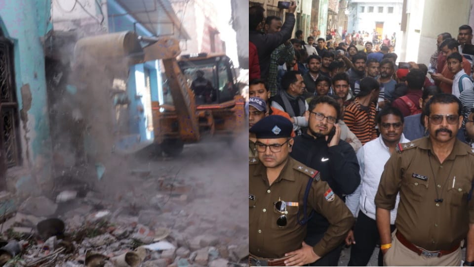 Uttarakhand News bulldozer runs on house of Accused who fatally attacked on Girl student in Kashipur