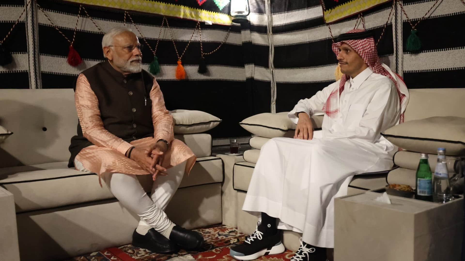 PM Modi UAE-Qatar tour in photos Indian community welcomed at the hotel in Doha see photos