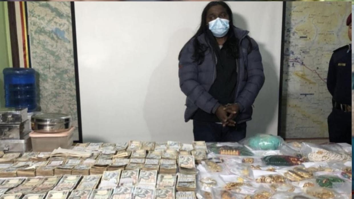 Indian arrested with 12 kg gold and silver in Nepal