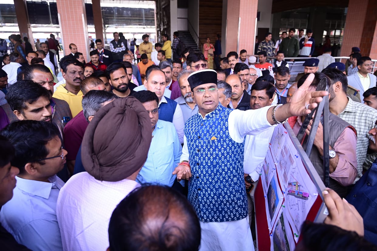 Bhopal News: Minister Sarang said – Bhopal Railway Station Platform No. 1 area will be developed as a world cl