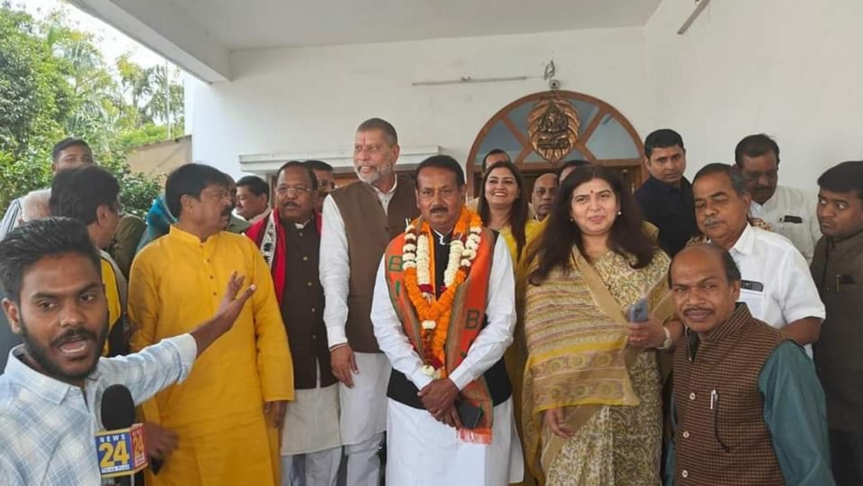 Chhattisgarh: Raja Devendra Pratap Singh filed nomination for Rajya Sabha election 2024