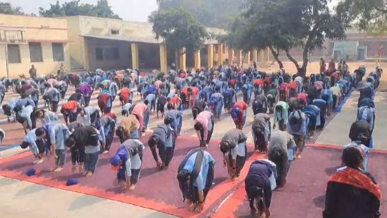 Rajasthan Surya Namaskar took place in schools of these districts