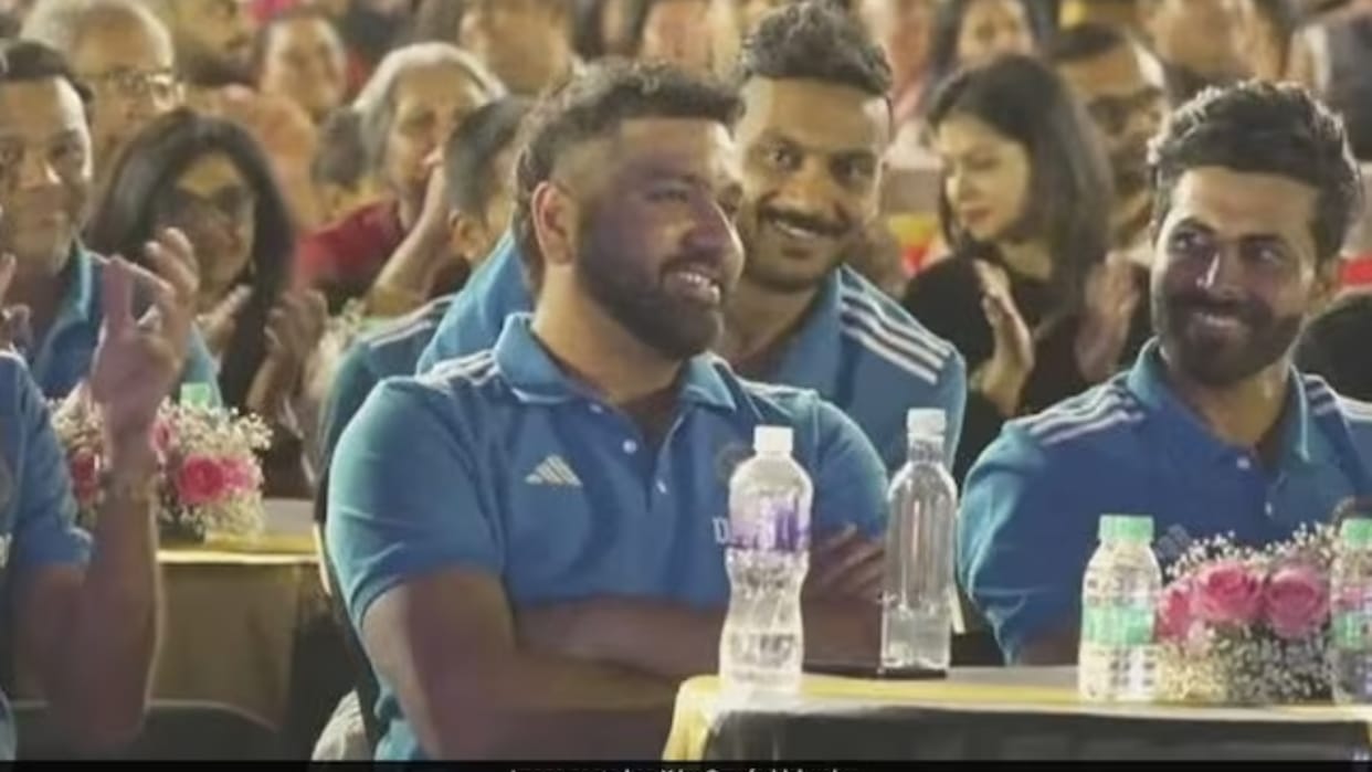 Rohit Sharma, Ravindra Jadeja, Axar Patel Reaction To Announcement On T20 World Cup 2024 Captaincy Watch Video