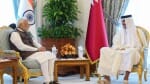 PM Modi with Qatar Emir
