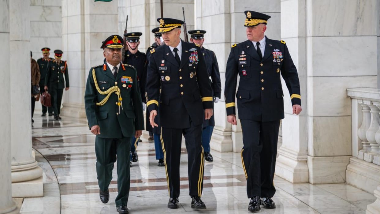 General Manoj Pandey met US Army Chief discussed issues including global peace
