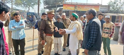Bharat Bandh: Effect of Bharat Bandh in UP, BKU workers engaged in blocking roads and police officers alert