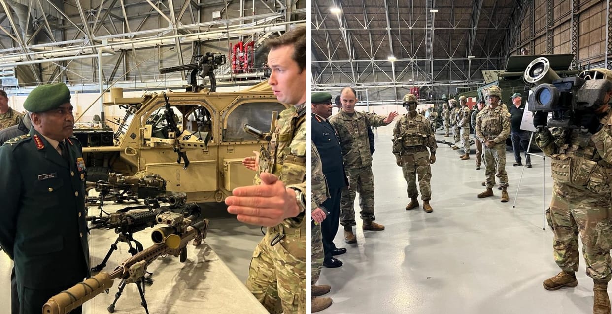army chief general manoj pande visit us army 1 corps headquarter stryker unit special forces talk for training