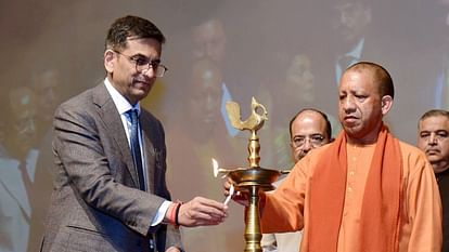 CJI Chandrachud inaugurated the course of National Law University, CM Yogi was also present.
