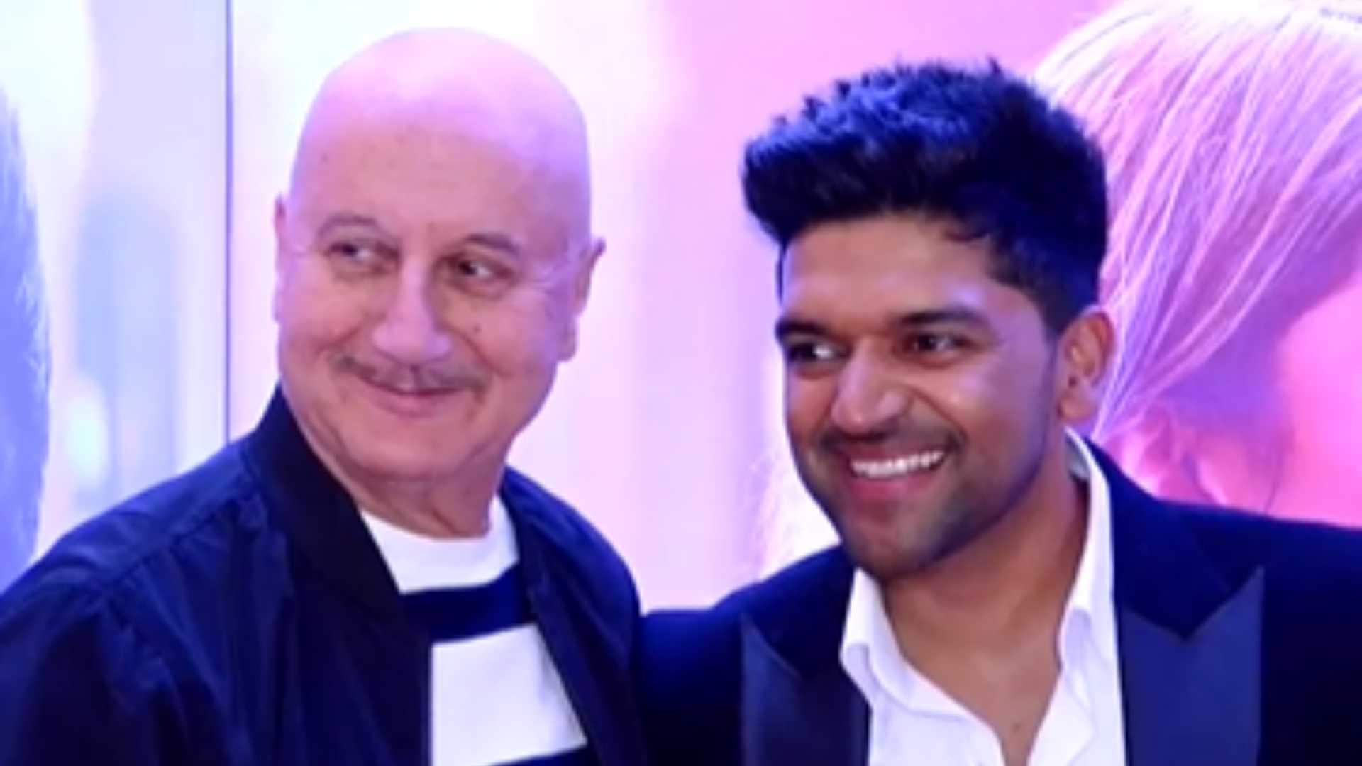Kuch Khattaa Ho Jaay Screening Anupam Kher Saiee Manjrekar Guru Randhawa Kapil See star studded night photos