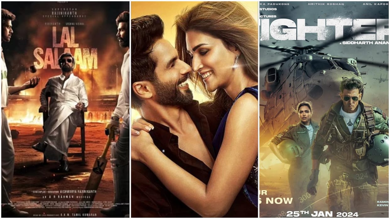 Thursday Box Office Collection Teri Baaton Mein Aisa Uljha Jiya Fighter Hanuman and Lal salaam Total Earnings