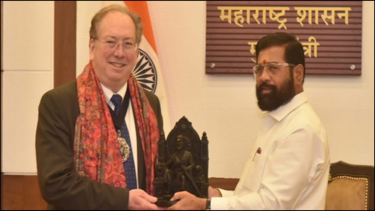 London Lord Mayor meets Maharashtra CM Eknath Shinde, proposes naming AI centre after Shivaji Maharaj