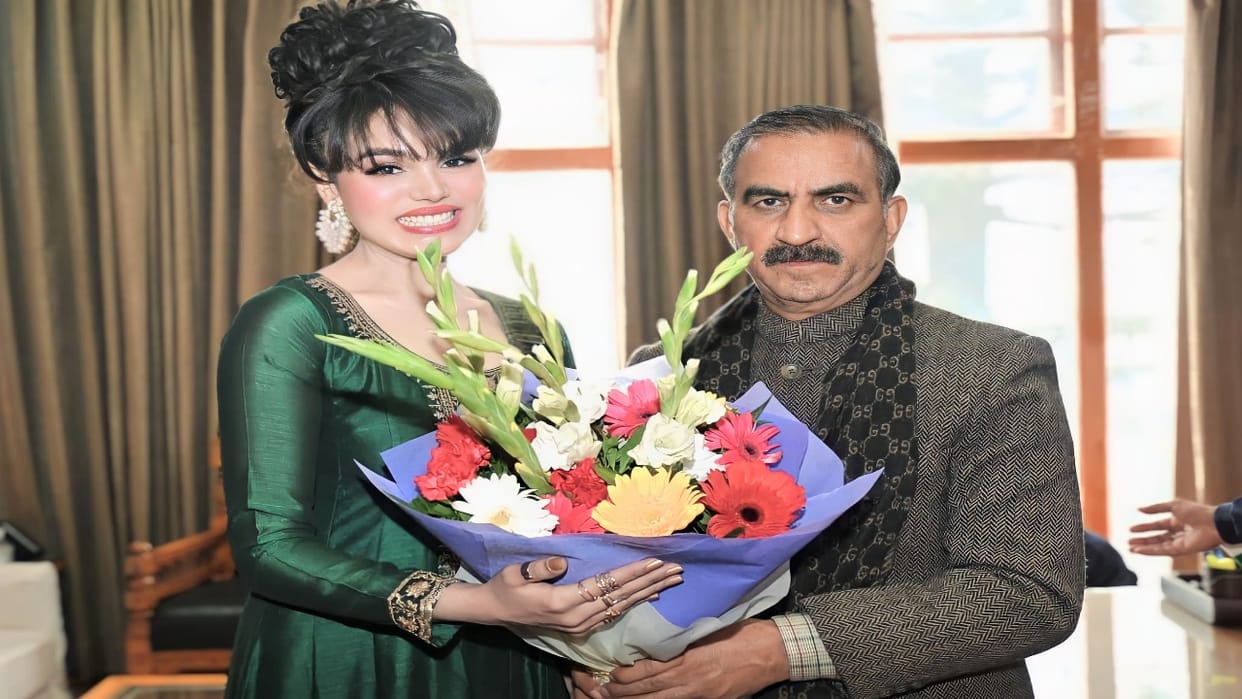 Miss Earth India Vanshika Parmar made tourism ambassador of Himachal
