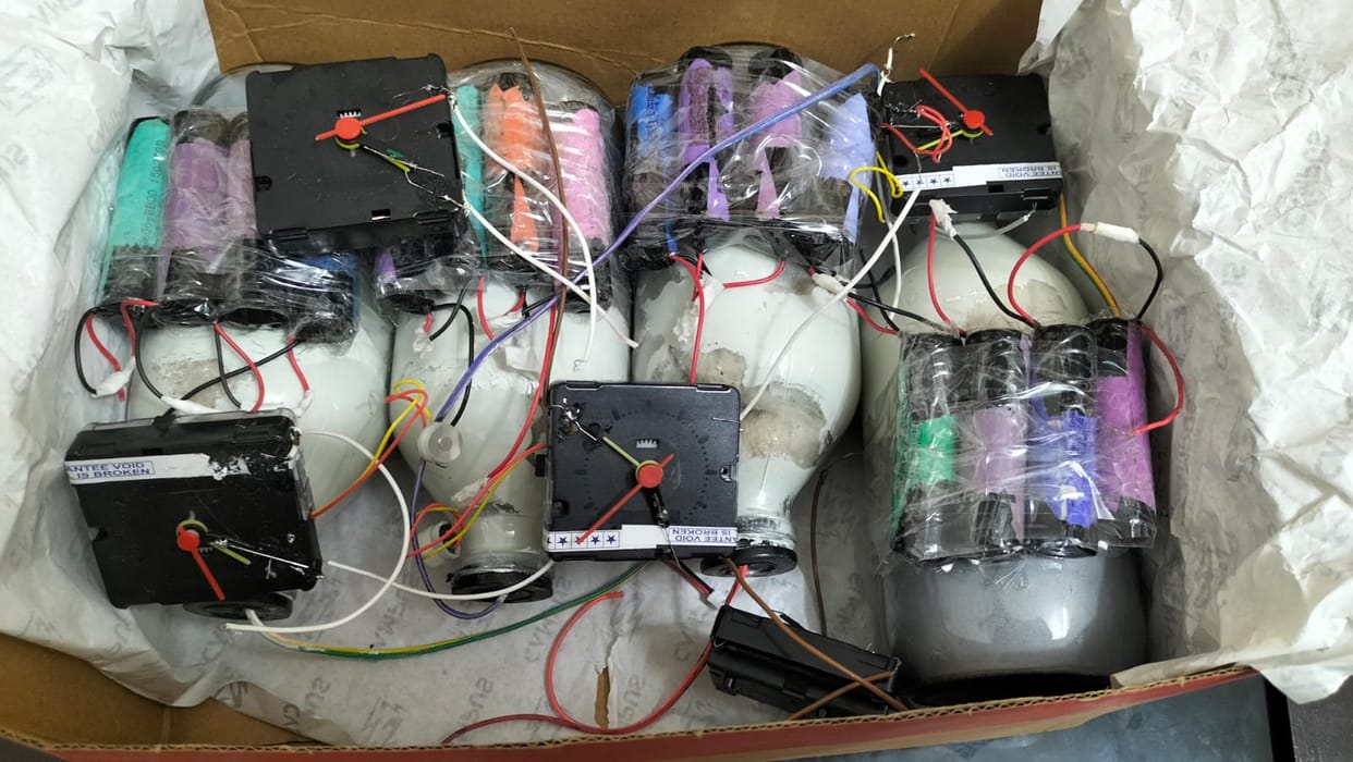 UP: STF recovered four timer bombs in Muzaffarnagar and one accused also caught