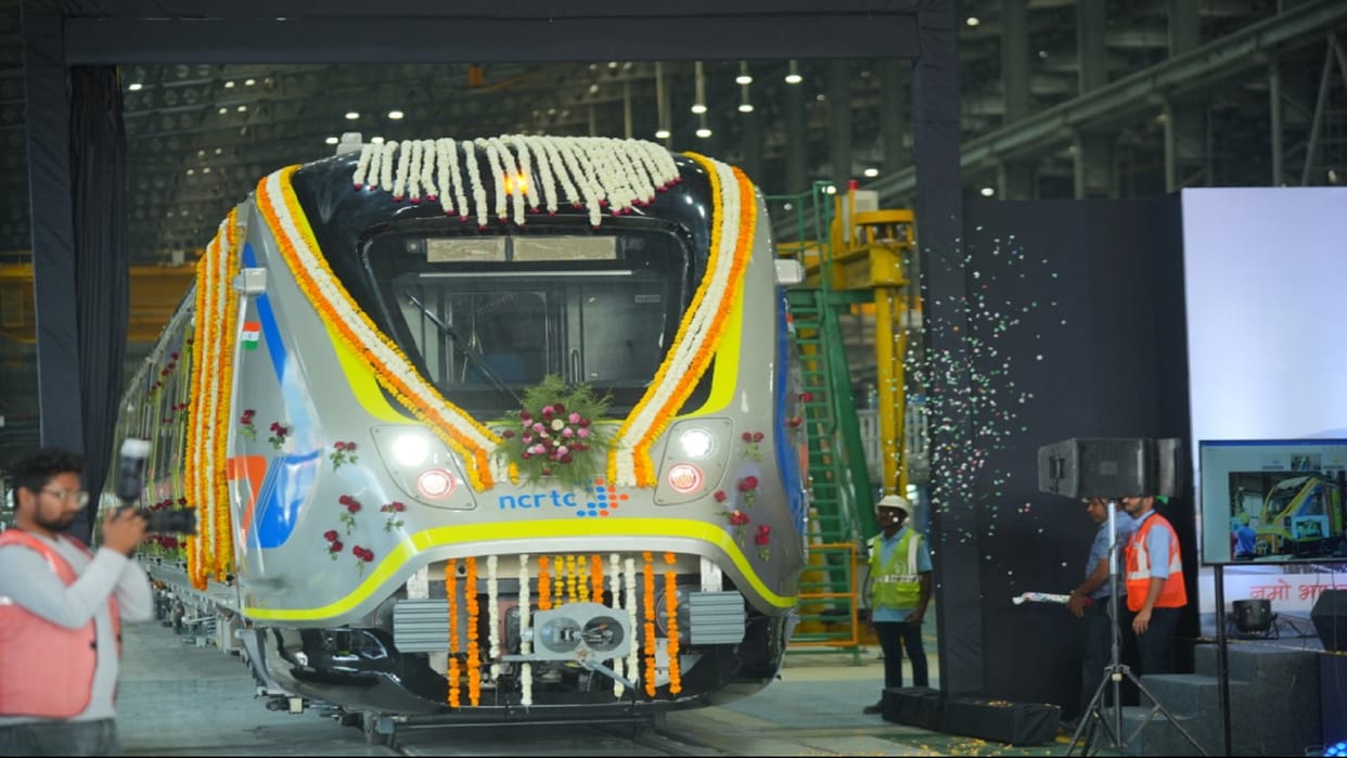 Metro Train Update: NCRTC got first train set of Meerut Metro