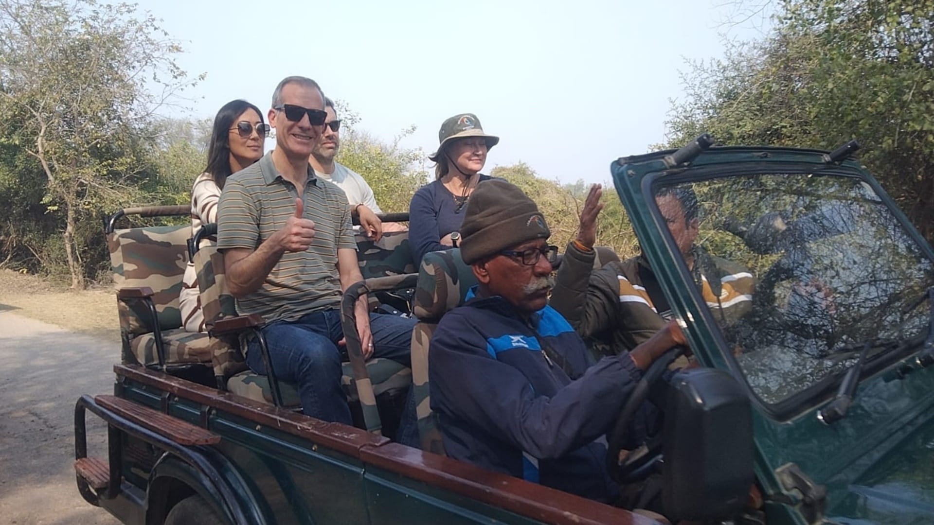 Bharatpur US Ambassador Eric Garcetti visited Keoladeo National Park with wife and daughter