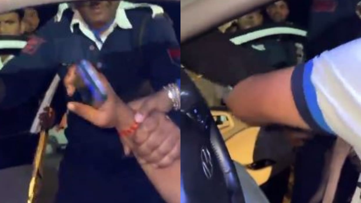Dausa News Mehandipur Balaji traffic police slapped a devotee anger spread among devotees