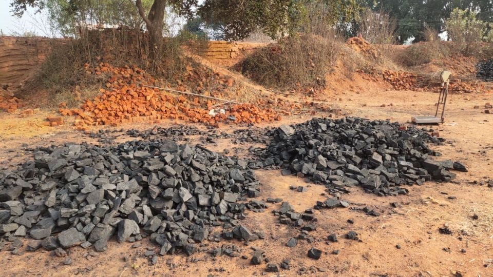 Police recovered 45 tonnes of illegal coal from six brick kilns in Surguja