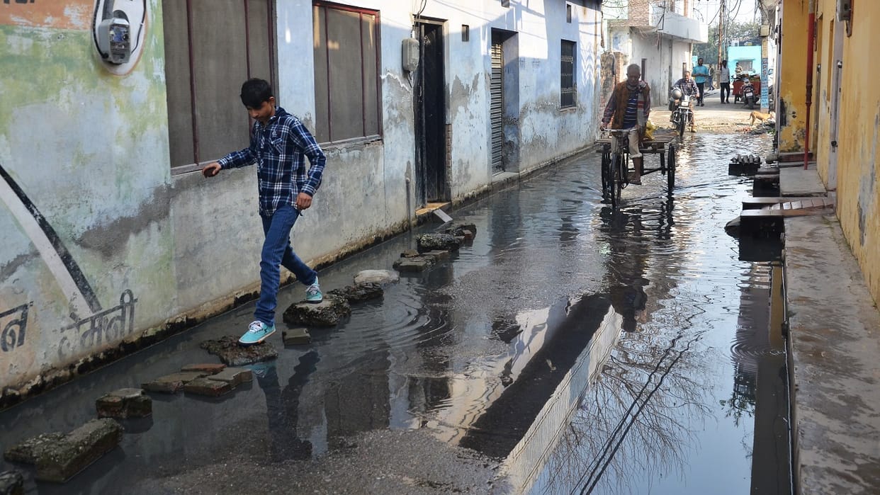 Drainage system failed in four colonies in Bareilly