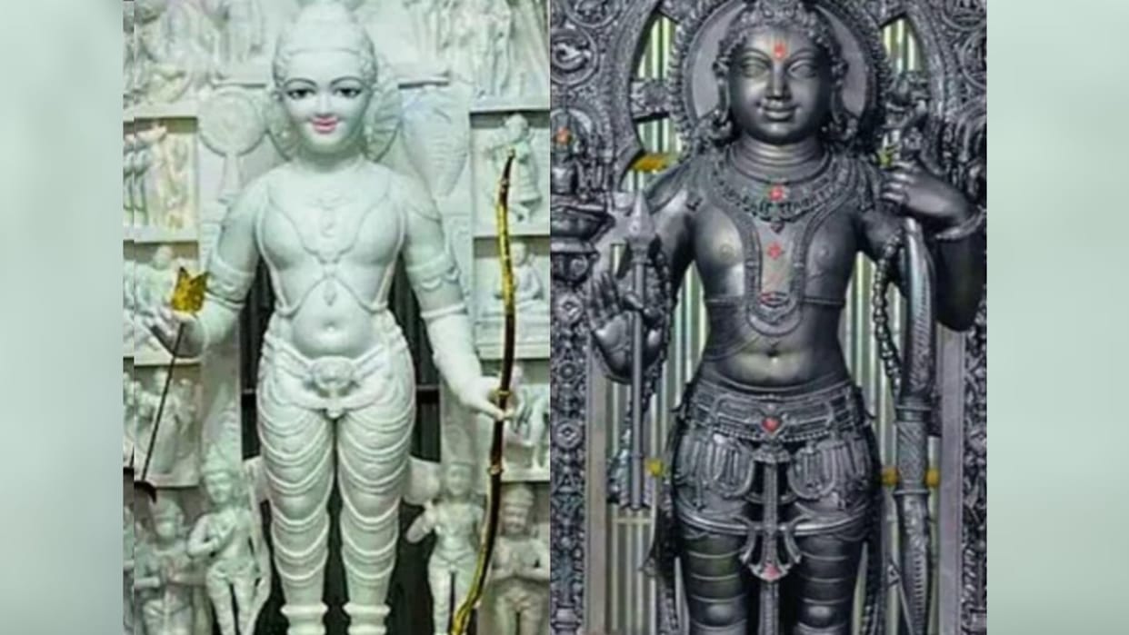 Two more Ramlalla statues installed in Karsevakpuram in Ayodhya.