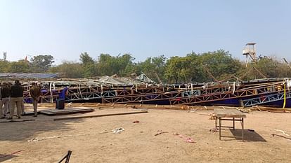 Pandal collapsed in Delhi s Jawaharlal Nehru Stadium