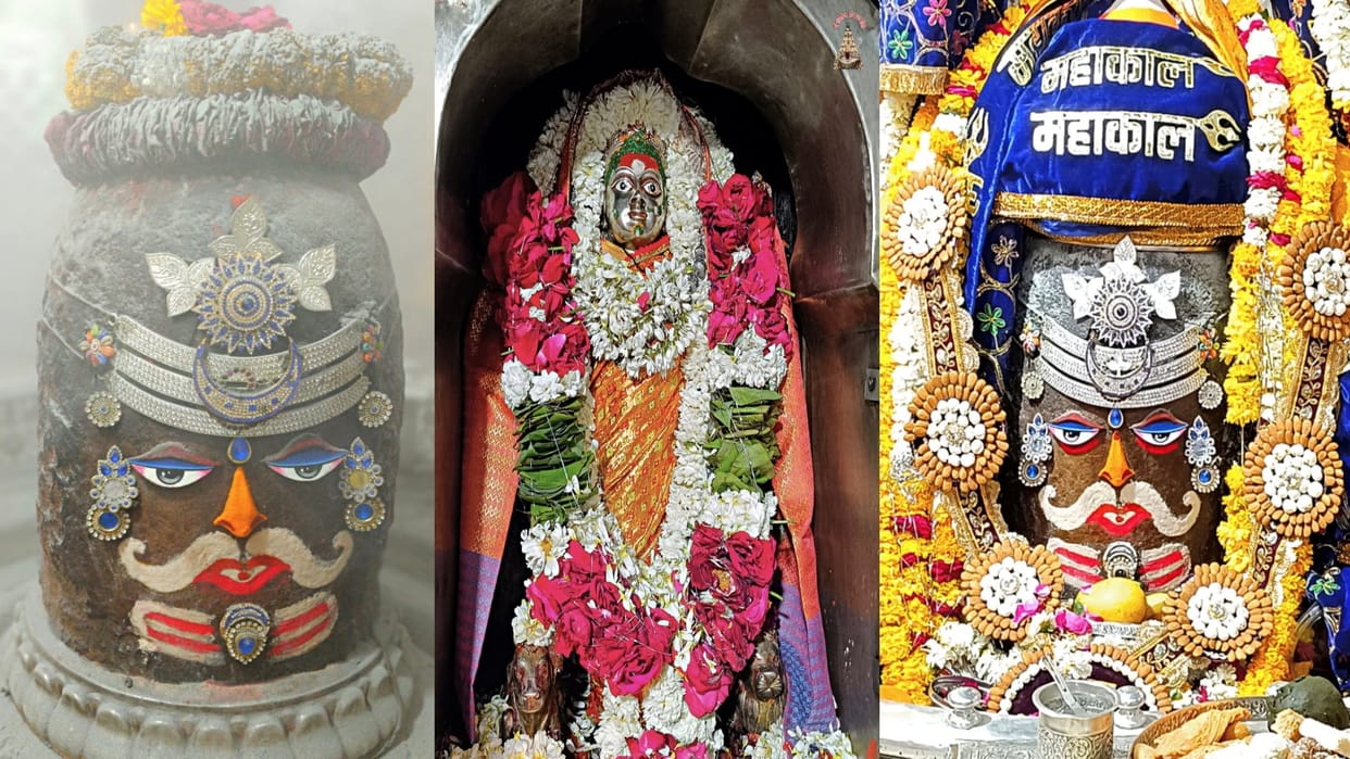 Ujjain News: Mata Parvati adorned with Baba Mahakal, adornment was such that the devotees kept looking at it