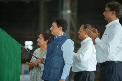 First look of much awaited  Meerut Metro unveiled, trainset handed over to MD NCRTC