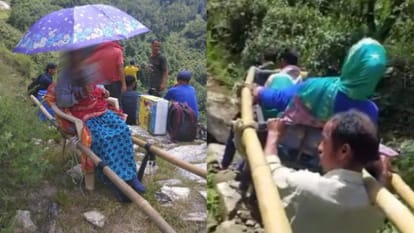 Uttarakhand: पहाड़ी क्षेत्रों में गर्भवतियों को राहत...अब सड़क तक पहुंचाने के लिए 250 डंडी-कंडी खरीदेगा विभाग National Health Mission: Department will buy 250 sticks to transport pregnant women to streets Uttarakhand