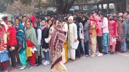 Constable Recruitment Exam: One lakh candidates will appear for the exam at 54 centers in Moradabad