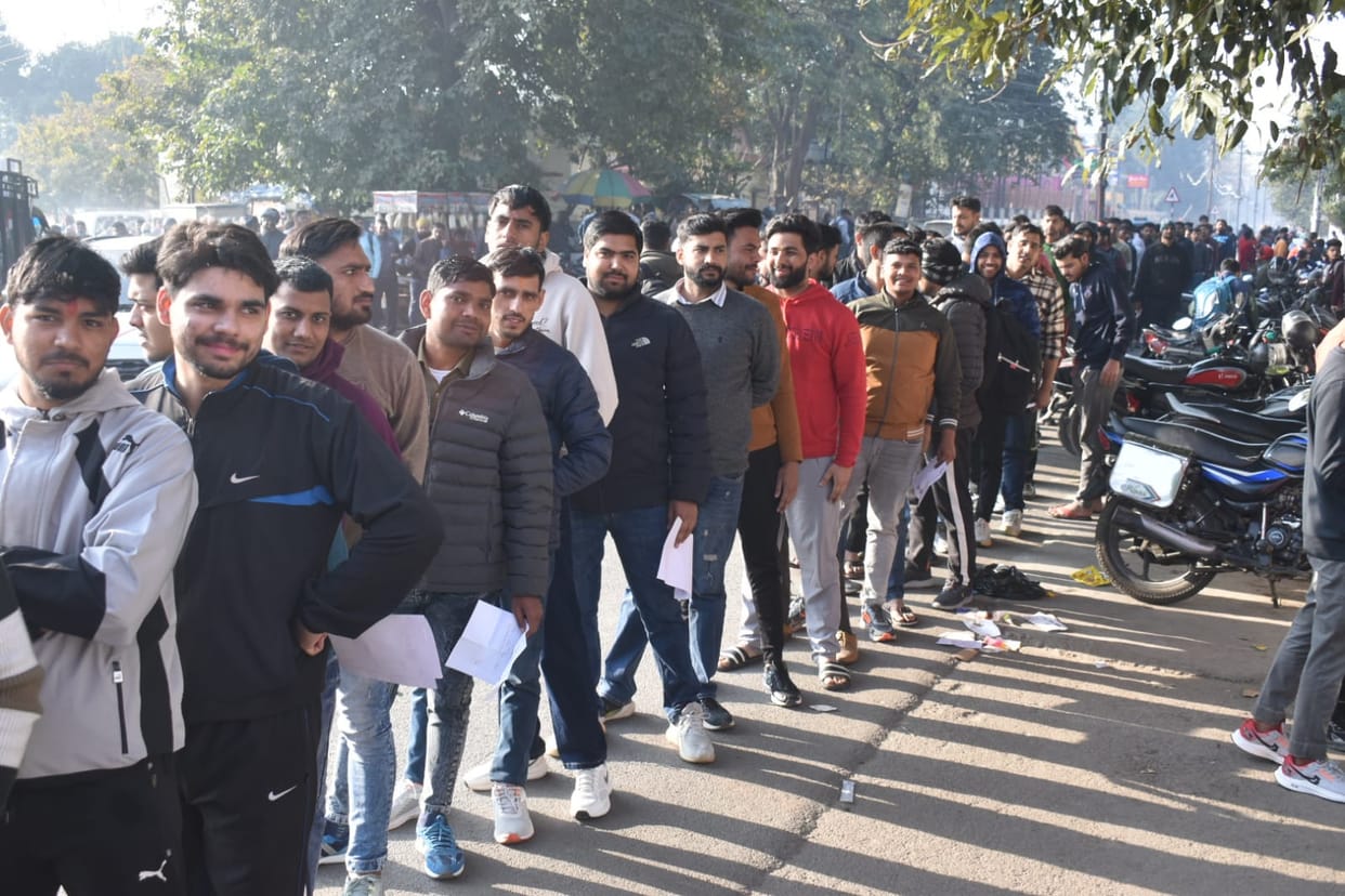 UPP Exam 2024 13 suspects caught on second day of UP Police recruitment exam