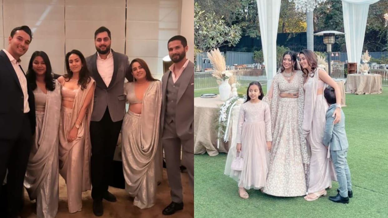 Mira Kapoor shares beautiful moments with deva actor Shahid Kapoor and their kids from her best friend wedding