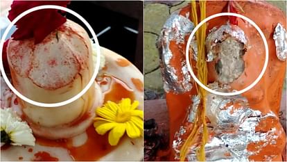 Ujjain News: इंदिरा नगर में शिवलिंग सहित दो प्रतिमाओं में तोड़-फोड़ से लोगों में आक्रोश, मौके पर पहुंची पुलिस Ujjain: People angry over vandalism of two statues including Shivalinga in Indira Nagar