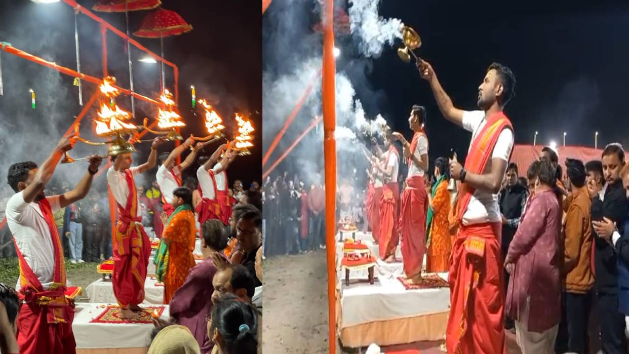 Yamuna Maha Aarti started on lines of Varanasi in Agra