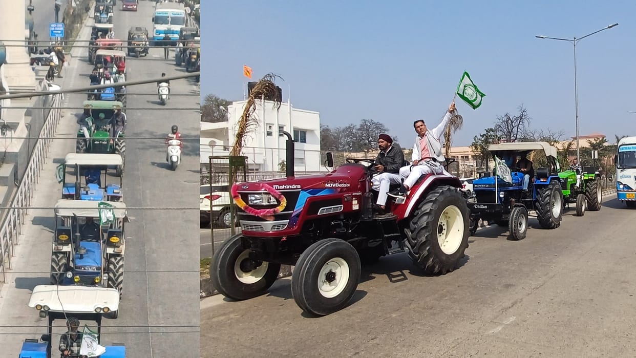 Kisan Andolan: Houses of BJP leaders surrounded in Punjab tractor march in Haryana, demand for ordinance