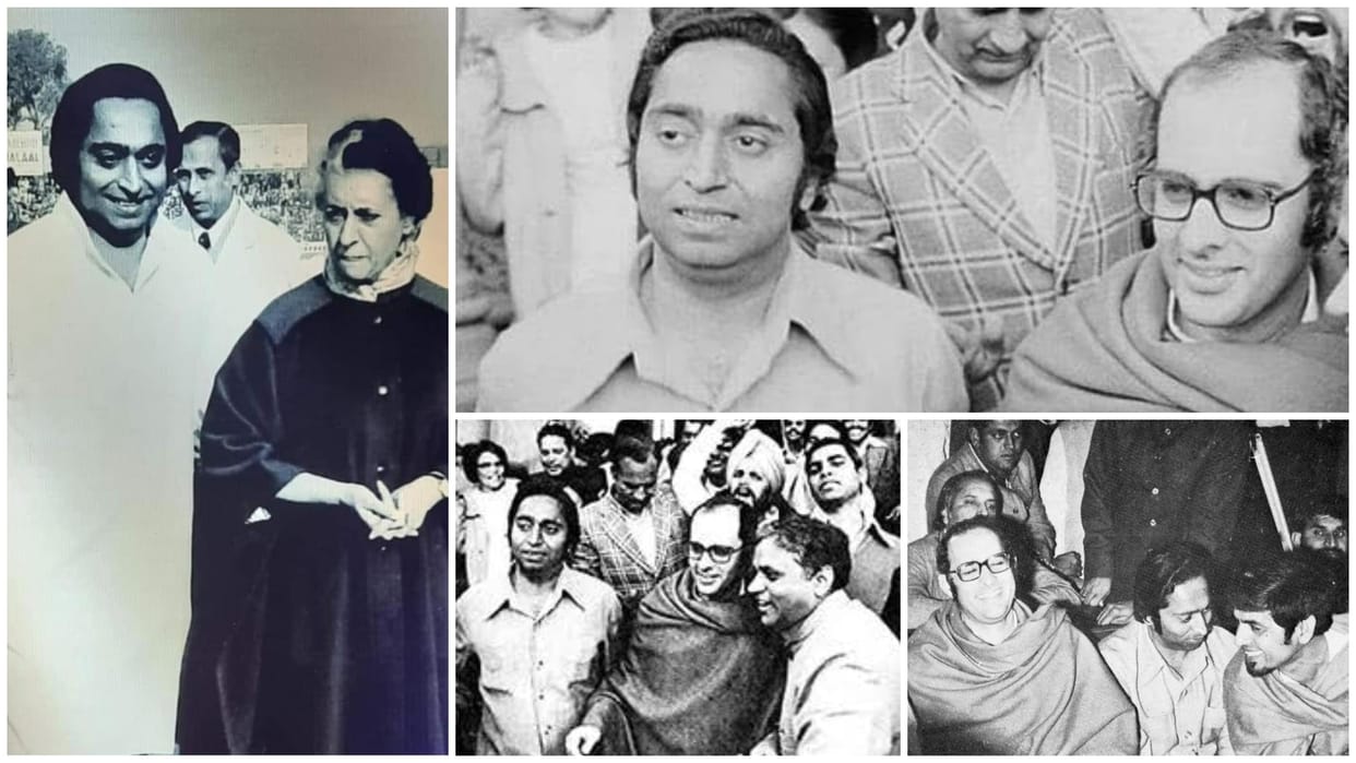 Kamal Nath journey with Congress and Gandhi family Famous Pictures Kamal Nath may join BJP today
