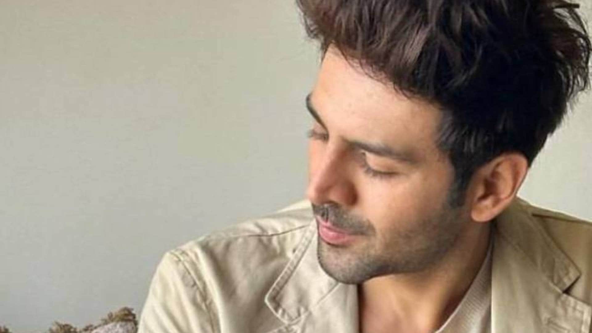 tripti dimri playing lead role in Bhool Bhulaiyaa 3 kartik aaryan shares Face hidden photo of actress