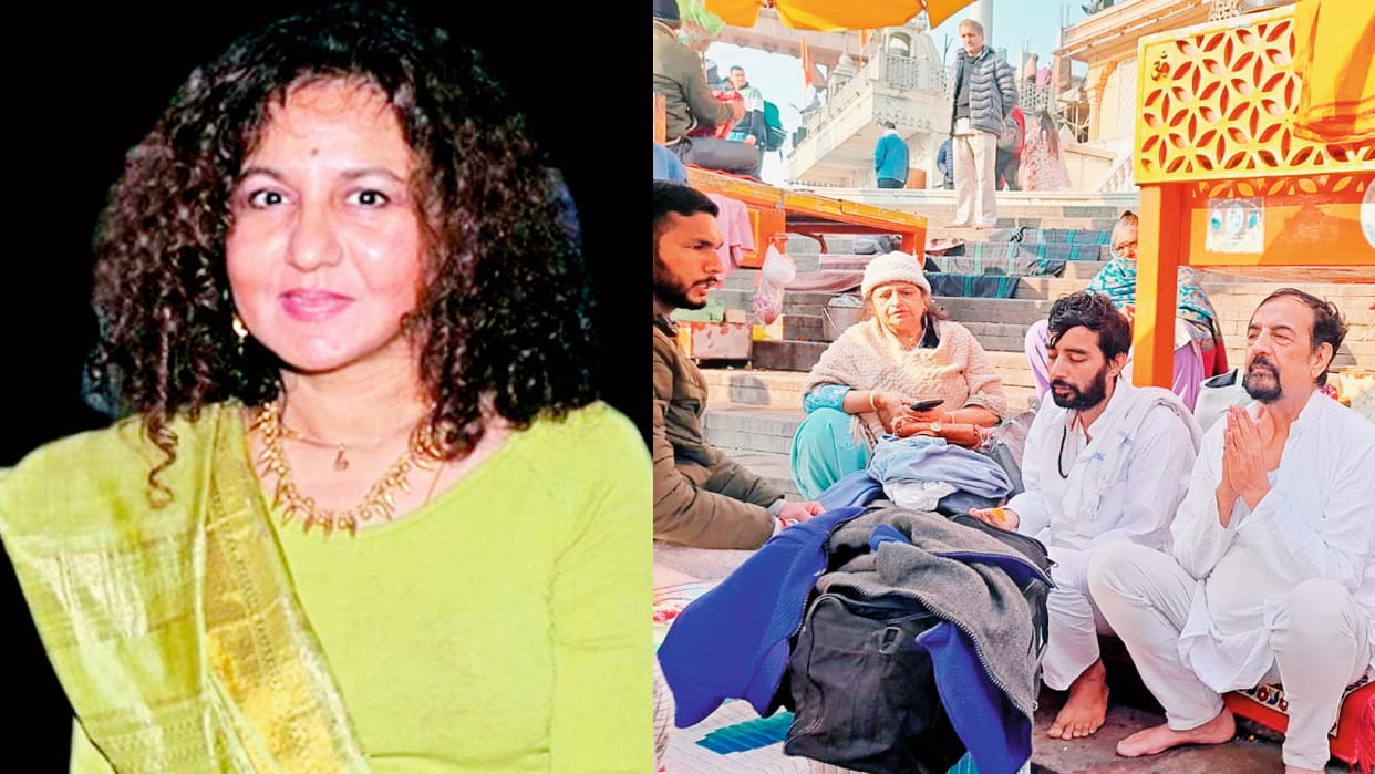 Actress Kavita Choudhary Immersion of ashes of in Haridwar Uttarakhand news in hindi
